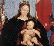 HOLBEIN, Hans the Younger The Solothurn Madonna oil